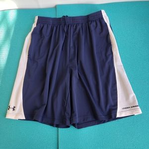 Under Armour Youth Loose Fit Athletic Shorts Blue Size YXL
